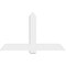 Ekena Millwork Eugene Architectural Grade PVC Gable Bracket, 60"W x 35"H x 2"D x 6"F, 14/12 Pitch GBP060X35X0206EUG00 - alternate 4